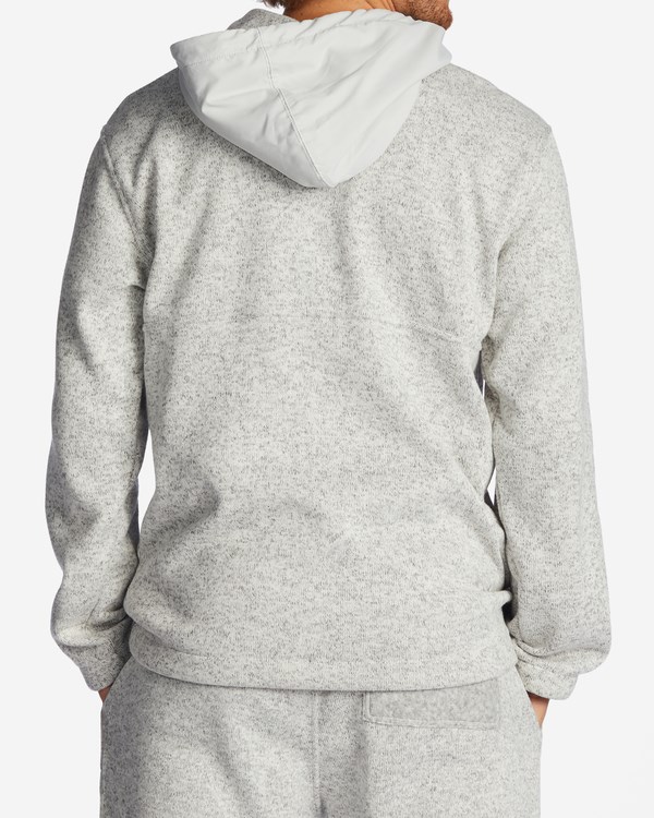 Billabong A/Div Boundary S Kapucí Half-Zip Pullover Šedé | OKPSHD-957