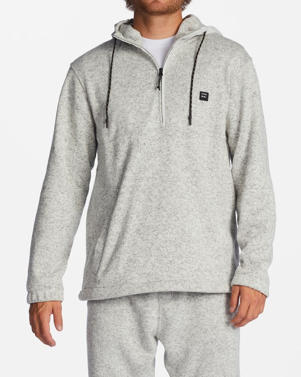 Billabong A/Div Boundary S Kapucí Half-Zip Pullover Šedé | OKPSHD-957