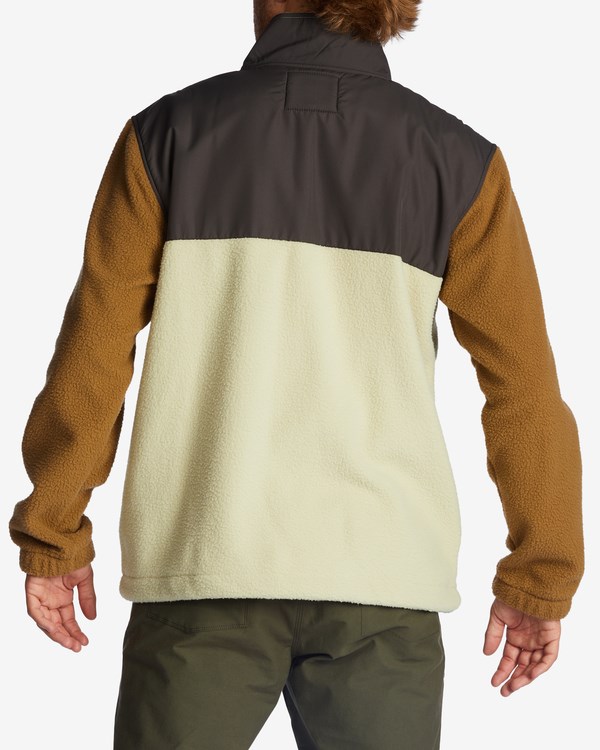Billabong A/Div Boundary Trailové Zip-Up Fleece Otter | NUYHPV-145