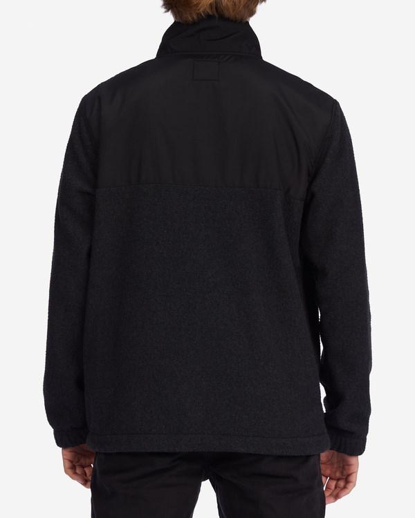 Billabong A/Div Boundary Trailové Zip-Up Fleece Černé | TUHZMA-826