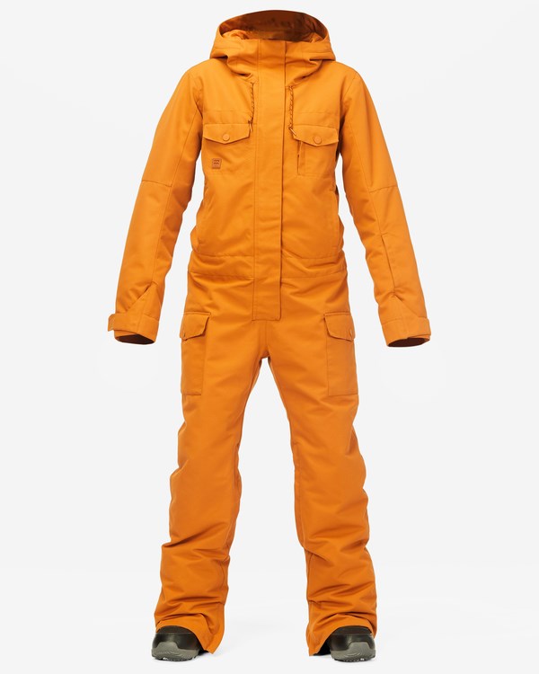 Billabong A/Div Break Of Dawn 10K S Kapucí Insulated Snow Suit Adobe | EDVXLW-239