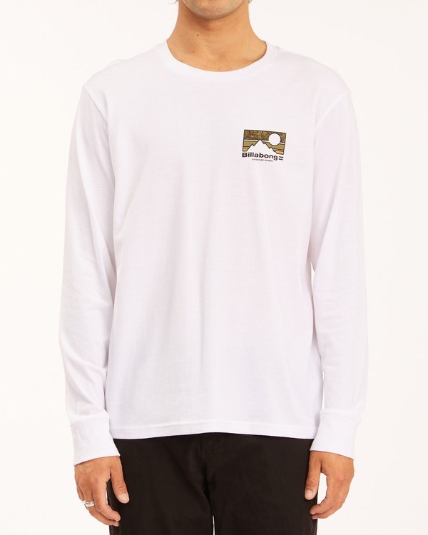 Billabong A/Div Capitan Long Sleeve T-Shirt Bílé | APLDEW-852