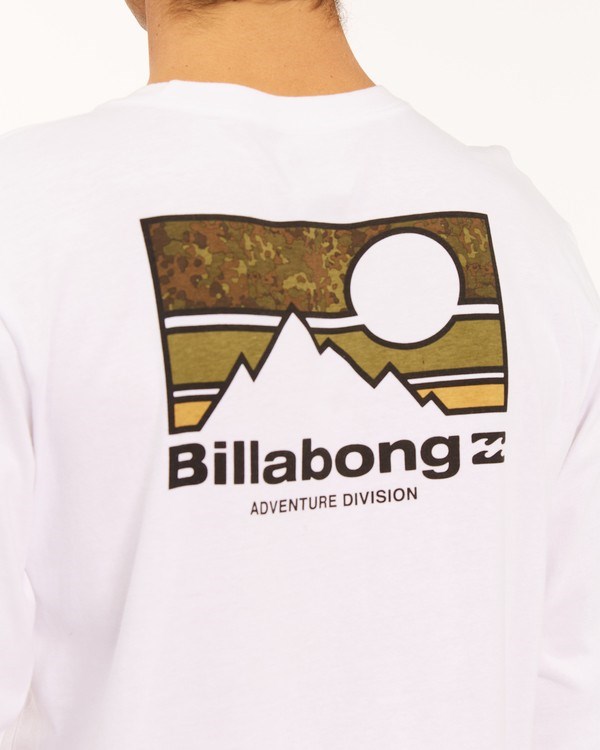 Billabong A/Div Capitan Long Sleeve T-Shirt Bílé | OHARCM-704
