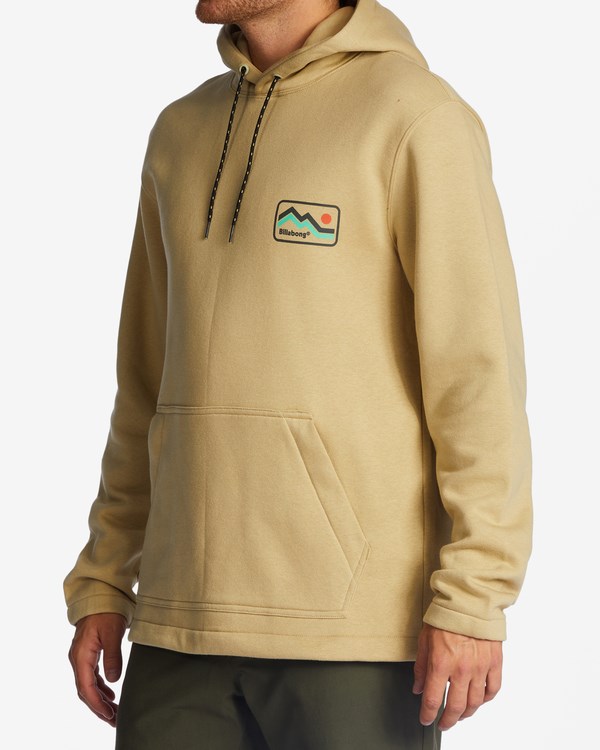Billabong A/Div Compass Pullover Hoodie Hnědožlutý | VDATIJ-892