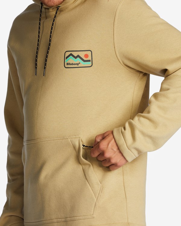 Billabong A/Div Compass Pullover Hoodie Hnědožlutý | VDATIJ-892