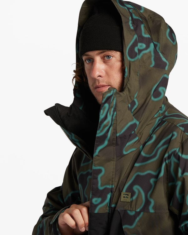 Billabong A/Div Expedition 15K Insulated Snow Jacket Maskáčové | DVPXNI-734