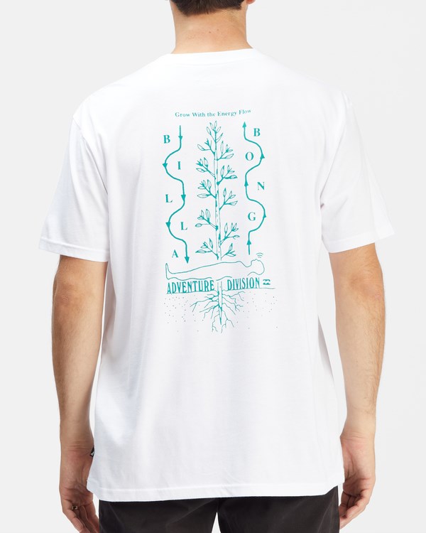 Billabong A/Div Flow Organic Krátké Sleeve T-Shirt Bílé | MLNTJA-587