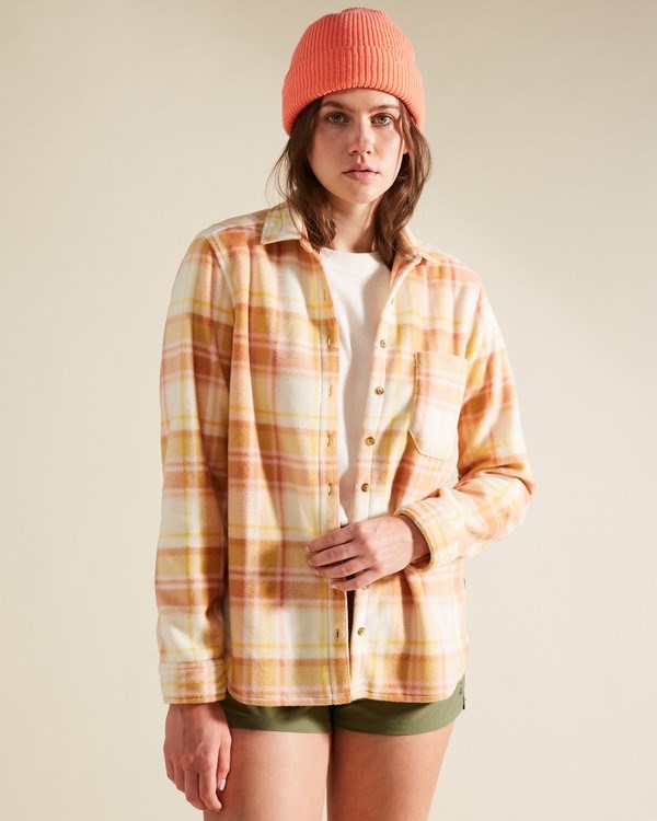 Billabong A/Div Forge Flannel Top Toffee | OSHWEB-302