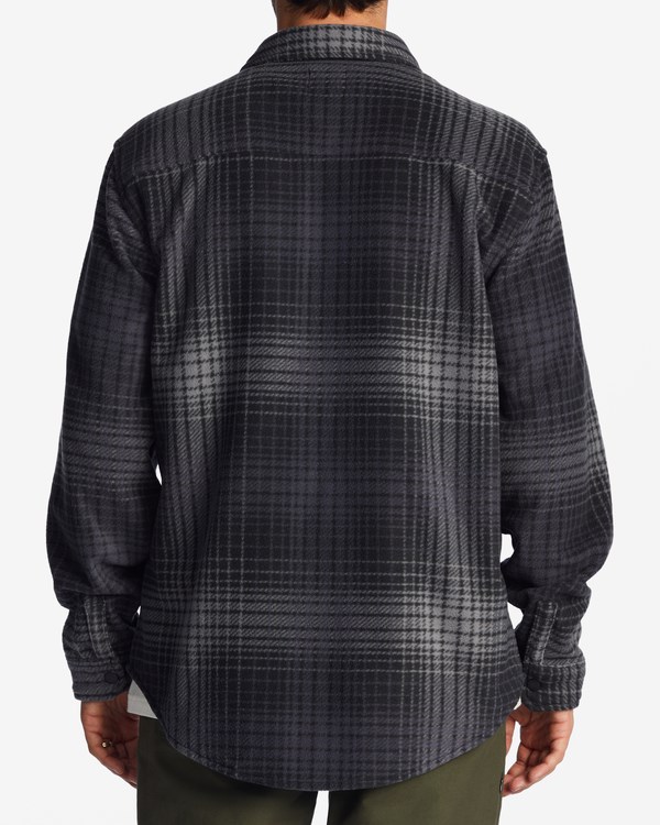 Billabong A/Div Furnace Flannel Shirt Charcoal | WAMFIP-862