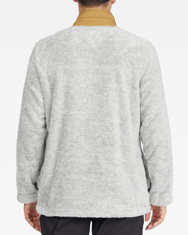 Billabong A/Div Glacier Mock Neck Zip-Up Jacket Ash Heather | HLNSGC-739