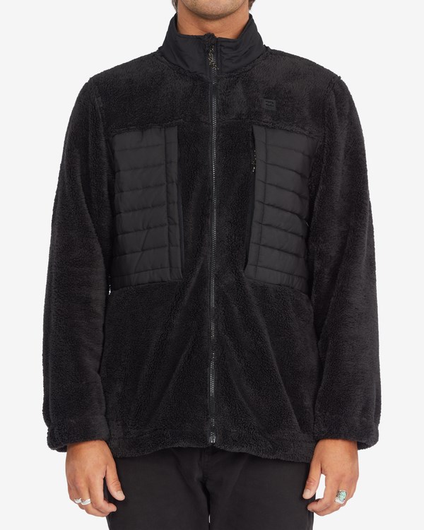 Billabong A/Div Glacier Mock Neck Zip-Up Jacket Černé | MVUDZC-063