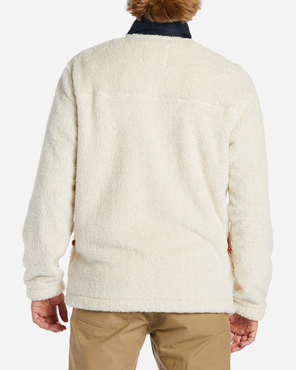 Billabong A/Div Glacier Mock Neck Zip-Up Jacket Birch | UTDRJW-087