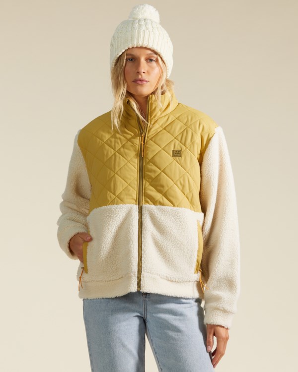 Billabong A/Div Hidden Trails Zip-Up Jacket Desert Sage | KZQWHO-891