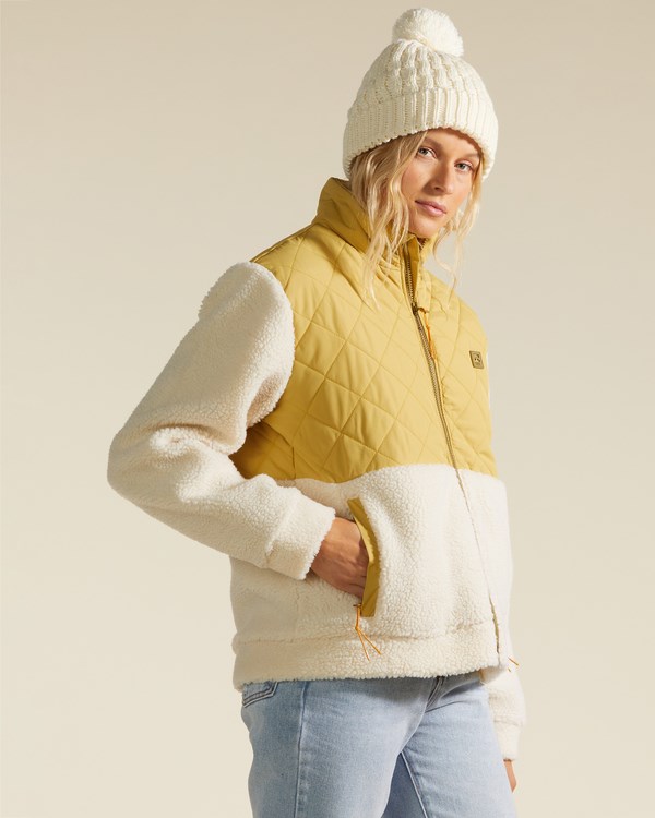 Billabong A/Div Hidden Trails Zip-Up Jacket Desert Sage | KZQWHO-891