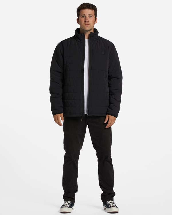 Billabong A/Div Journey Plus Mock Neck Zip-Up Jacket Černé | FDQXZS-846