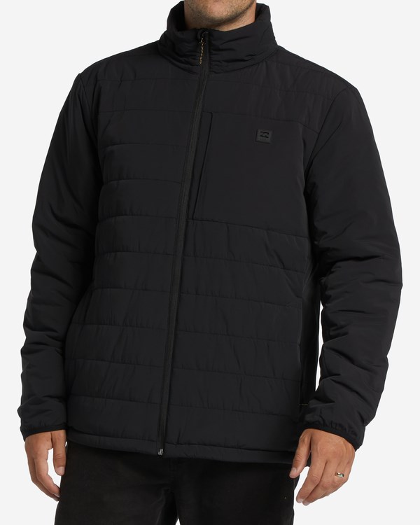 Billabong A/Div Journey Plus Mock Neck Zip-Up Jacket Černé | HYZJFB-923