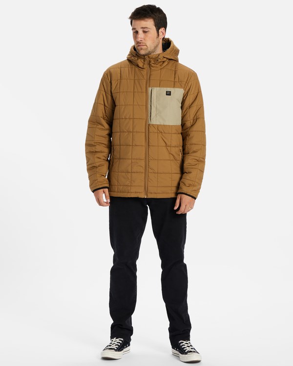 Billabong A/Div Journey Puffer Jacket Clay | CJDXHY-207