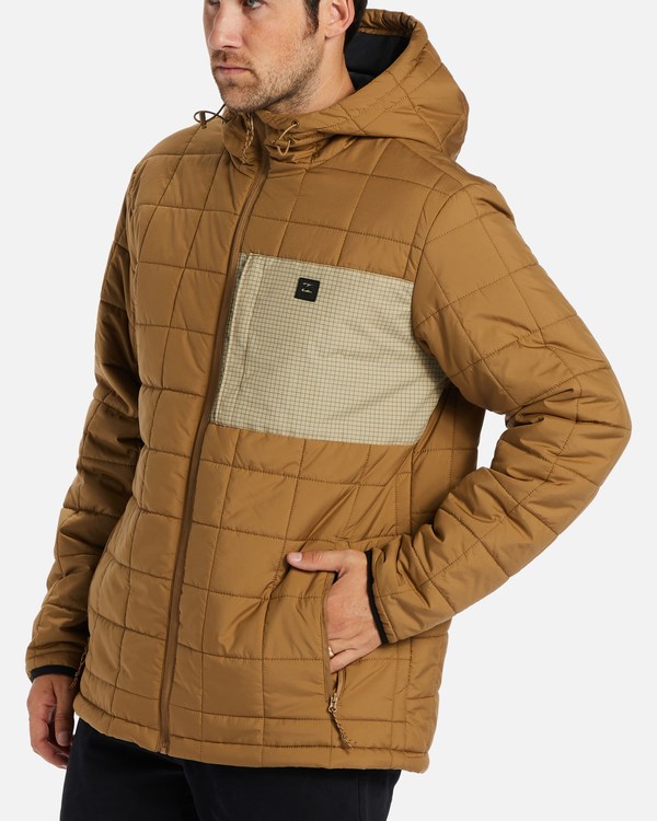 Billabong A/Div Journey Puffer Jacket Clay | CJDXHY-207
