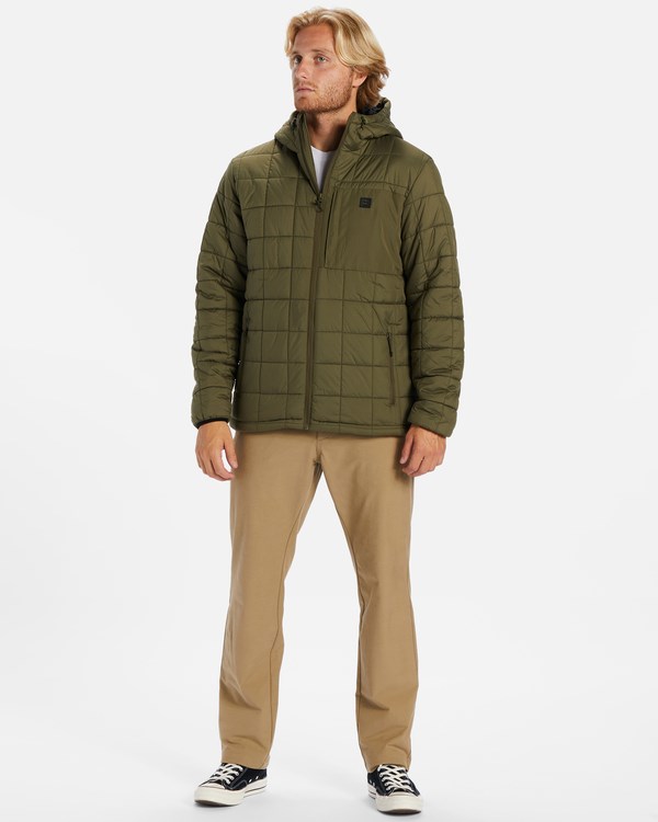 Billabong A/Div Journey Puffer Jacket Military | YBVFQU-814