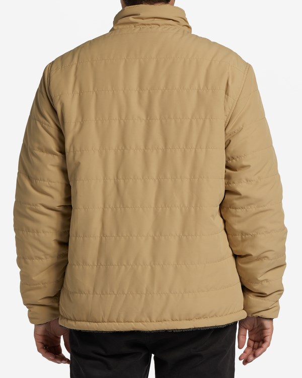 Billabong A/Div Journey Reversible Zip-Up Jacket Sand Dune | EPZRQJ-315