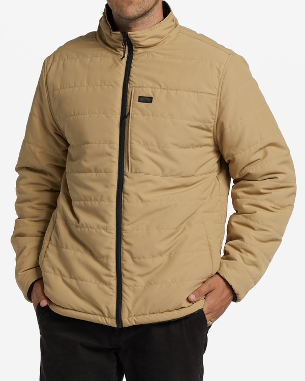 Billabong A/Div Journey Reversible Zip-Up Jacket Sand Dune | EPZRQJ-315