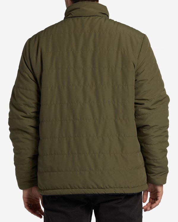 Billabong A/Div Journey Reversible Zip-Up Jacket Military | SDJBRO-045