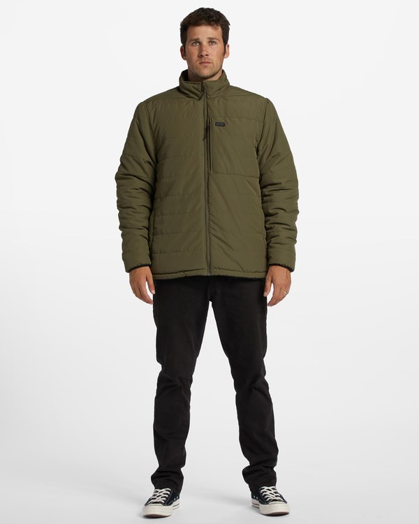Billabong A/Div Journey Reversible Zip-Up Jacket Military | SIJEPX-038