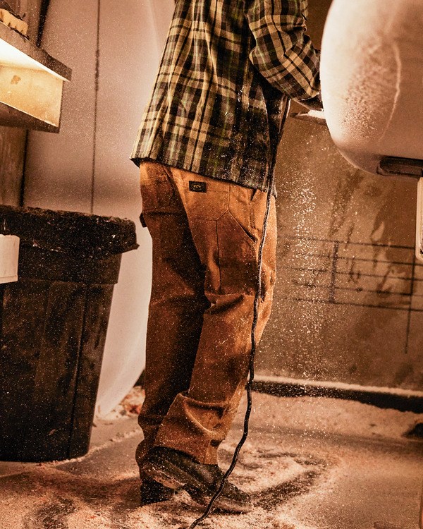 Billabong A/Div Kodiak Organic Workwear Pants Almond | QAWGZY-790