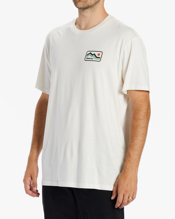 Billabong A/Div Length Krátké Sleeve T-Shirt Bílé | AKXLUG-408