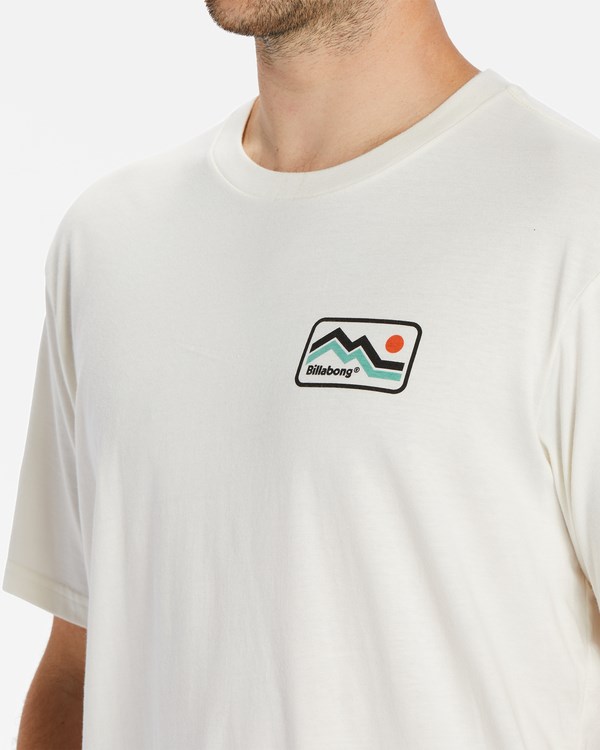 Billabong A/Div Length Krátké Sleeve T-Shirt Bílé | AKXLUG-408