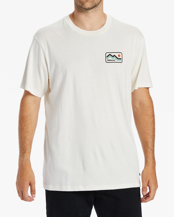 Billabong A/Div Length Krátké Sleeve T-Shirt Bílé | AKXLUG-408