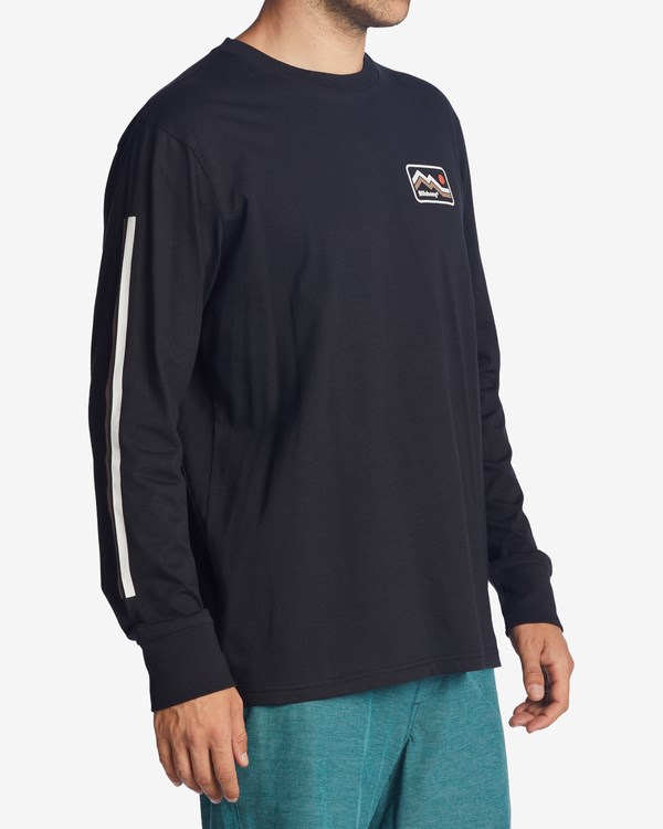 Billabong A/Div Length Long Sleeve T-Shirt Černé | BRHGOT-987