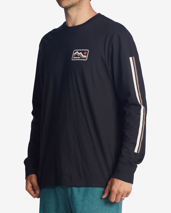 Billabong A/Div Length Long Sleeve T-Shirt Černé | KPEVGO-914