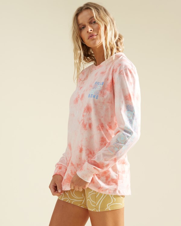 Billabong A/Div Long Sleeve T-Shirt Peach Tea | UNCDPL-103
