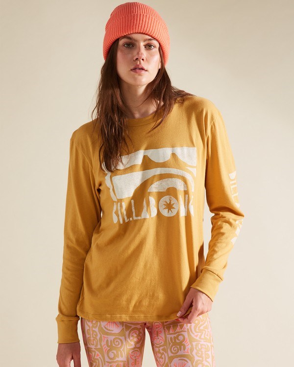 Billabong A/Div Long Sleeve T-Shirt Wild Honey | AKBRVF-324