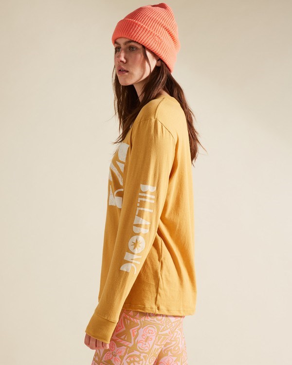 Billabong A/Div Long Sleeve T-Shirt Wild Honey | AKBRVF-324