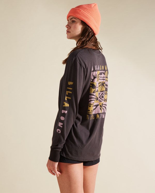Billabong A/Div Long Sleeve T-Shirt Černé | UEOMAL-970
