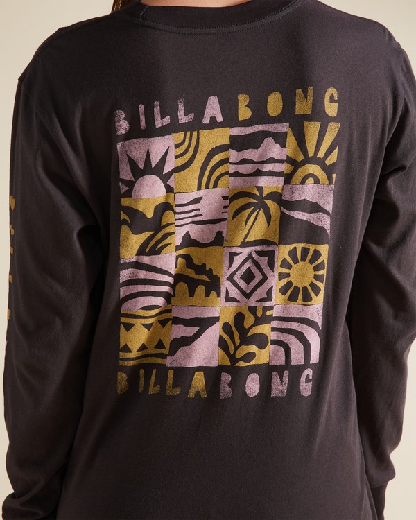 Billabong A/Div Long Sleeve T-Shirt Černé | UEOMAL-970