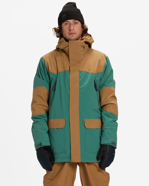 Billabong A/Div Montana 15K Insulated Snow Jacket Evergreen | DRAZQH-691