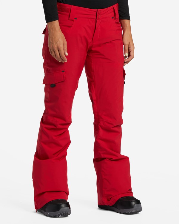 Billabong A/Div Nela 45K Insulated Snow Pants Scarlet | HWIOEM-681