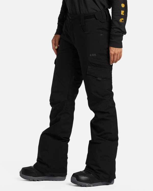 Billabong A/Div Nela 45K Insulated Snow Pants Černé | PJHDET-874