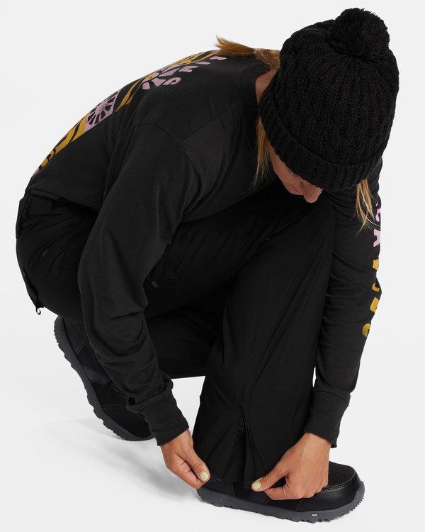 Billabong A/Div Nela 45K Insulated Snow Pants Černé | RSDXQF-079