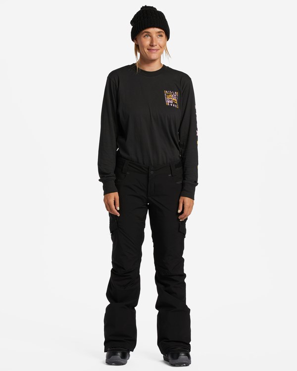 Billabong A/Div Nela 45K Insulated Snow Pants Černé | RSDXQF-079