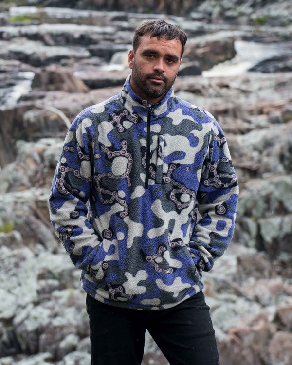 Billabong A/Div Otis Boundary Mock Neck Half-Zip Pullover Maskáčové | ZBDULX-201
