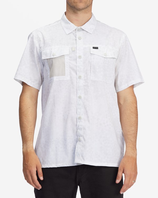 Billabong A/Div Otis Surftrek UPF 50+ Krátké Sleeve Shirt Bílé | JVGIBS-914