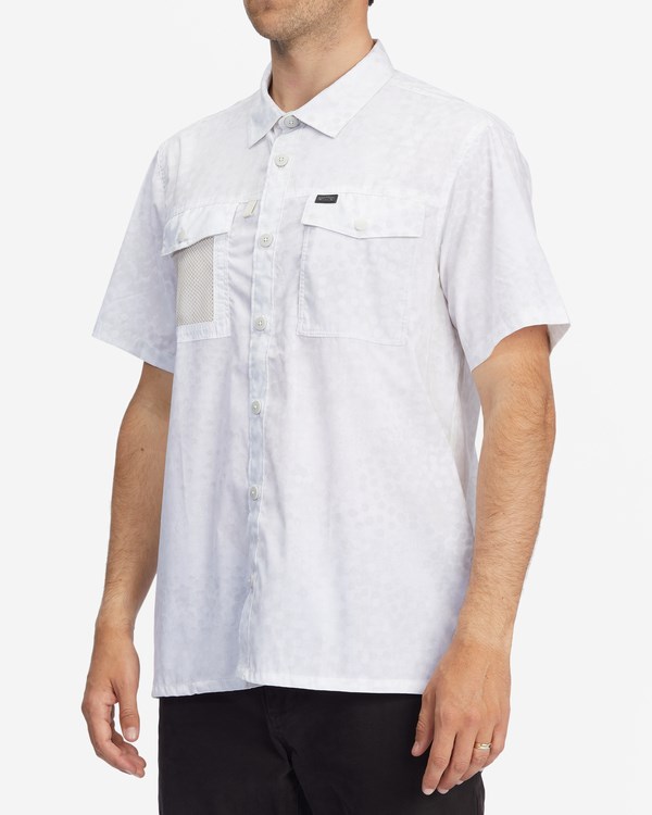 Billabong A/Div Otis Surftrek UPF 50+ Krátké Sleeve Shirt Bílé | JVGIBS-914