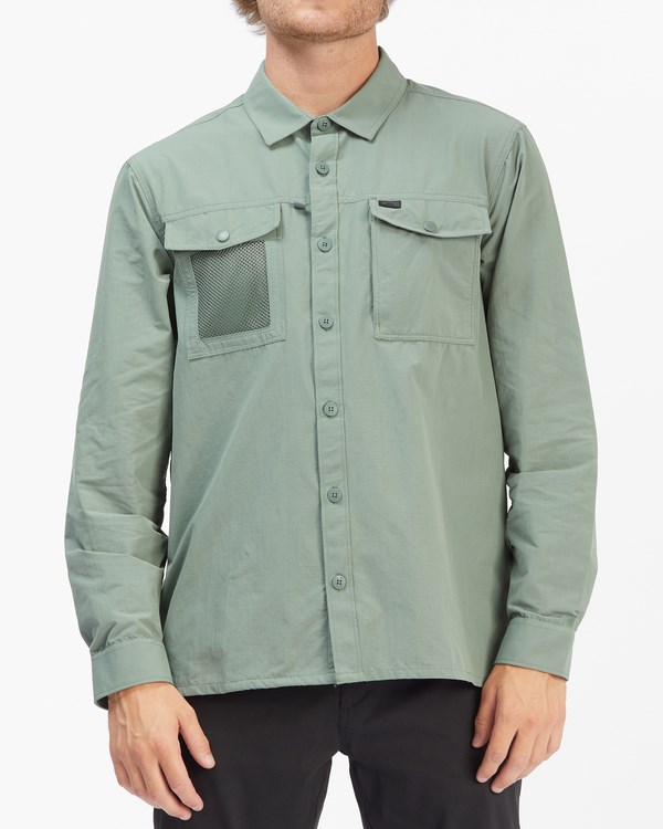 Billabong A/Div Otis Surftrek UPF 50+ Long Sleeve Shirt Surplus | YLDRKQ-869