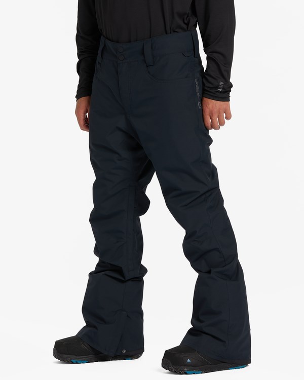 Billabong A/Div Outsider 10K Insulated Snow Pants Černé | EDBYRF-736