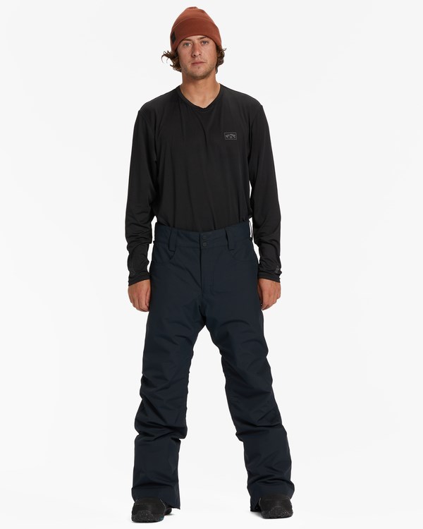 Billabong A/Div Outsider 10K Insulated Snow Pants Černé | EDBYRF-736