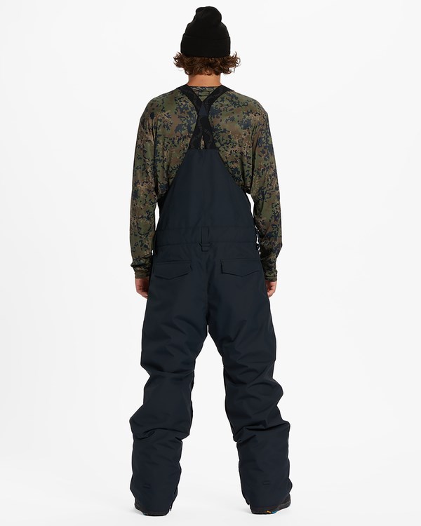 Billabong A/Div Outsider 10K Shell Snow Bib Pants Černé | LHCDWO-632